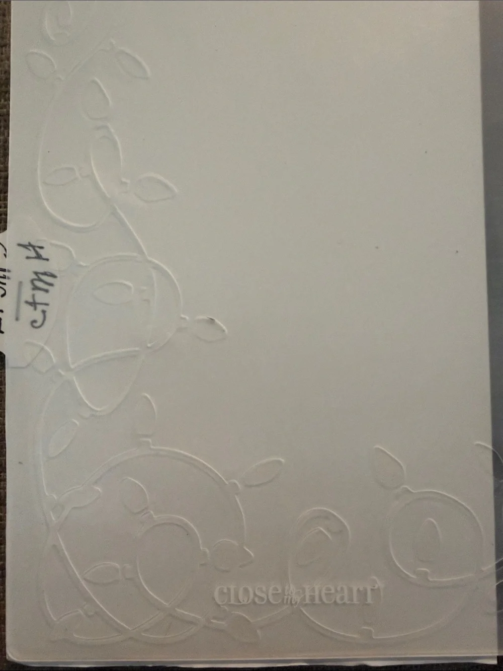 Set of 4 Christmas Embossing Folders